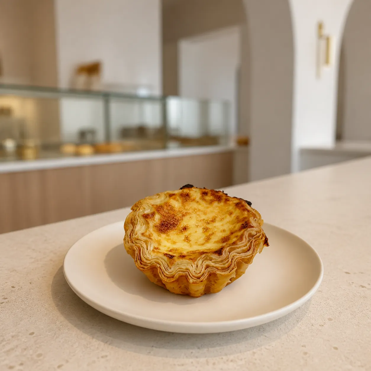 Croissant cheesecake