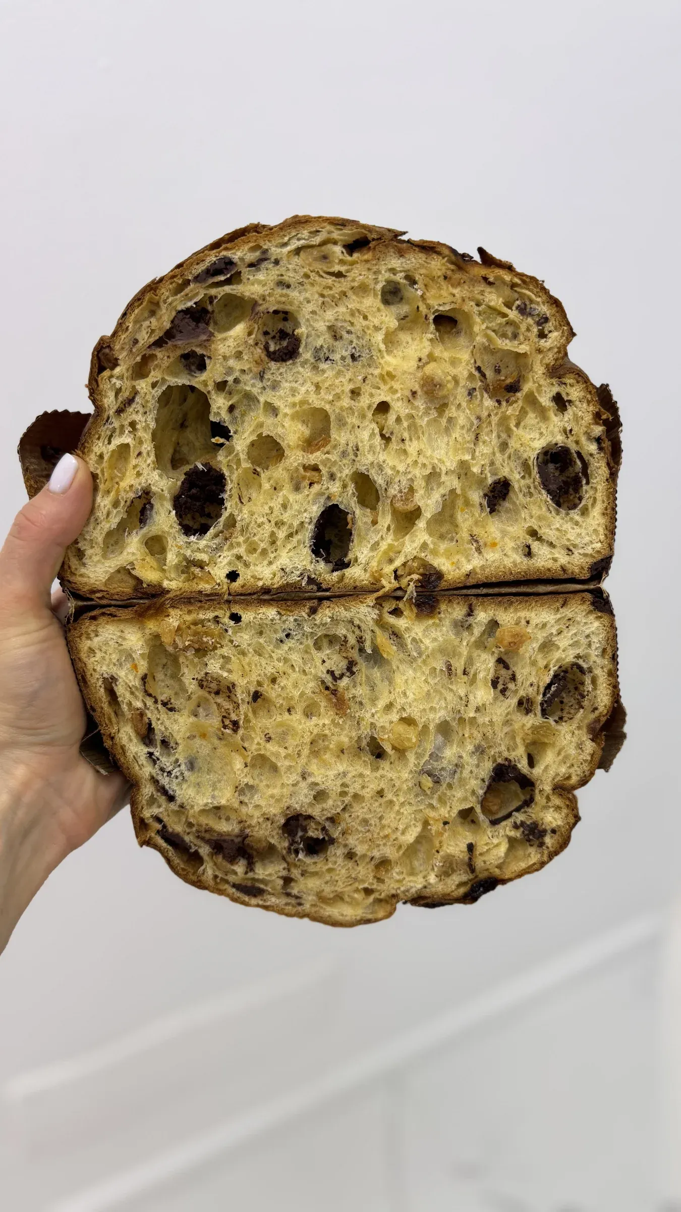 Panettone cu ciocolată și stafide
